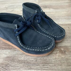 Clarks Originals Navy and Brown Footwear